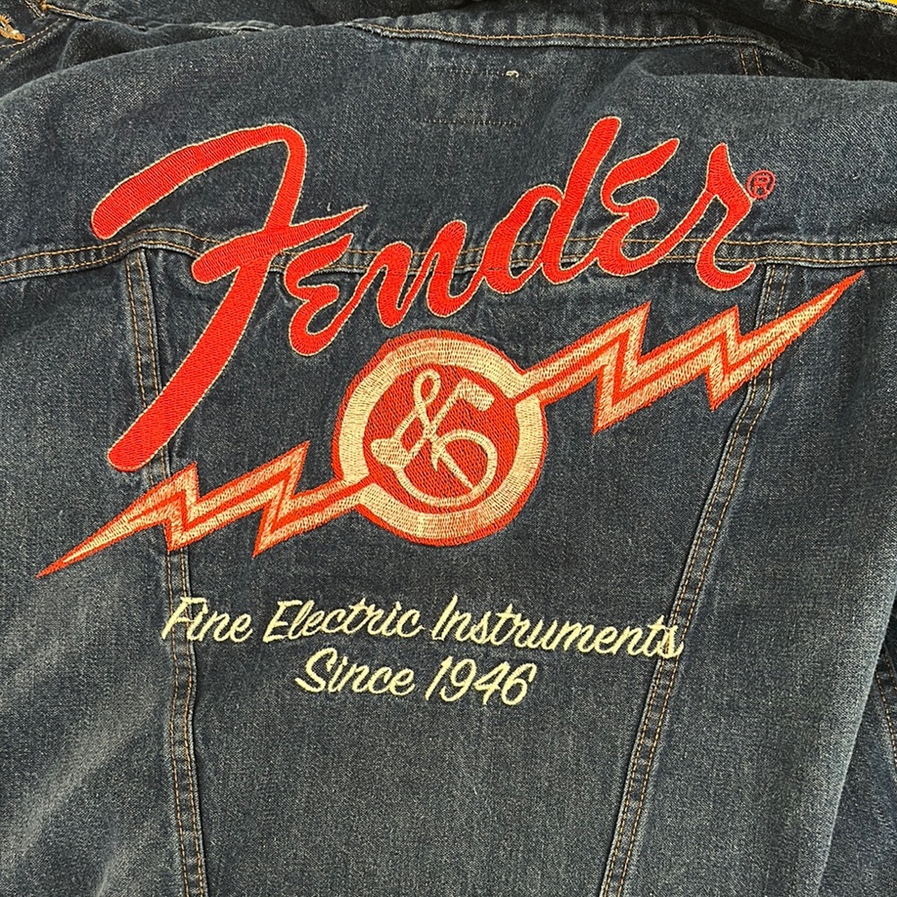 Fender Blue Jeans with Embroidered Logo
